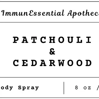 Patchouli & Cedarwood Body Spray